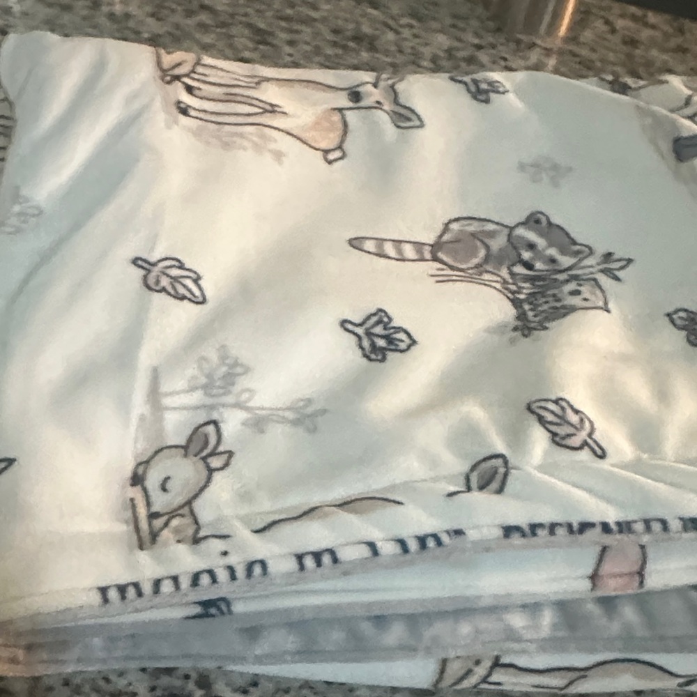 Kids Woodland Animal Blanket